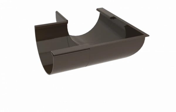 Геометрический угол внешний 90°с уплотнителем шоколадно-коричневый Ruplast 